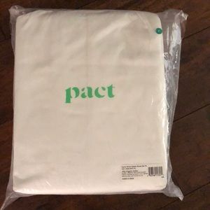 100% Organic Cotton Sheet Set White Sateen Full